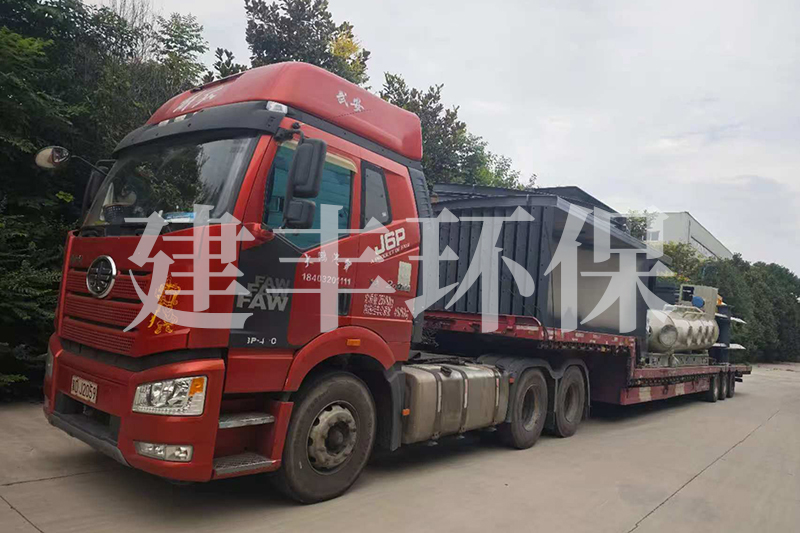 嚴格質檢后，三套有機肥發酵罐啟程發貨投入市場應用